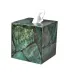 Taj Premium Gemstone Green Aventurine  Square Tissue Holder (5.75"L x 5.75"W x 6"H)