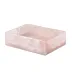 Taj Premium Gemstone Rose Quartz  Soap Dish (5.5"L x 4"W x 1.5"H)