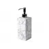 Taj Howlite Lotion/Soap Dispenser (3"L x 3"W x 8.5"H)