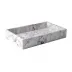 Taj Howlite Small Tray with Square Feet (10"L x 6"W x 1"H )