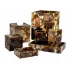 Taj Premium Gemstone Petrified Wood  3X Magnifying Mirror (5"L x 5"W x 13.5'H)