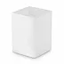 Ice White Lucite  Brush Holder (3"W x 4.75"H)