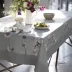 Positano Gray with Floral Pattern Set of 4 Napkins 20 x 20 in