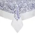 Santorini Blue and White Tablecloth 70 in Round