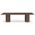 Hadley Warm Brown Dining Table Large