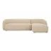 Faye Beige Boucle Sectional Right