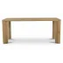 Segment Wood Heritage Brown Dining Table Small