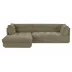 Mischa Sage Green Sectional Left