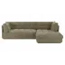 Mischa Sage Green Sectional Right
