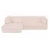 Mischa Light Beige Sectional Left
