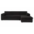 Burrow Chaise Black Sleeper Sectional With Storage Right