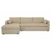 Burrow Chaise Sand Sleeper Sectional With Storage Left