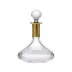 Splendid Clear Lead-Free Crystal, Cut, 24-Carat Gold (Relief Decor) Carafe 750 ml