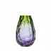 Stones Alexandrite Reseda Lead-Free Crystal, Cut Polished Pebbles Underlaid Vase 31,0 cm