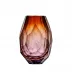 Montagne Alexandrite Aurora Lead-Free Crystal, Cut Irregular Edges Underlaid Vase 30,0 cm