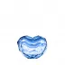 Heart Aquamarine Lead-Free Crystal, Cut Object 10,0 cm
