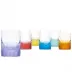 Whisky Set Lead-Free Crystal, Cut Pebbles 6 Pcs Set 60 ml
