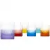 Whisky Set Lead-Free Crystal, Cut Pebbles 6 Pcs Set 370 ml