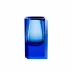 Abyss Aquamarine Lead-Free Crystal, Polished Cut Vase 28,0 cm
