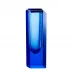 Abyss Aquamarine Lead-Free Crystal, Polished Cut Vase 36,0 cm