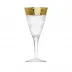 Splendid Goblet Clear, Cut, 24-Carat Gold (Relief Decor) 340 Ml