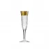 Splendid Goblet Clear, Cut, 24-Carat Gold (Relief Decor) 140 Ml