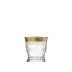 Splendid Double Old Fashioned 24-Carat Gold (Relief Decor) Double Old Fashioned 24-Carat Gold (Relief Decor) Clear 12.5 oz