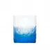 Whisky Set /1/I Tumbler Whisky Aquamarine Lead-Free Crystal, Cut Pebbles 370 Ml