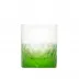 Whisky Set /1/I Tumbler Whisky Ocean Green Lead-Free Crystal, Cut Pebbles 370 Ml
