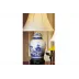 Blue Canton Ginger Jar Lamp 31"
