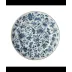 Sacred Bird & Butterfly Blue Dessert Plate 8.5"