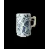 Sacred Bird & Butterfly Blue Mug 4.25"