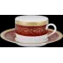 Ambassade Red Tea Cup & Saucer (Special Order)