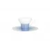 Cape Cod Indigo Platinum Tea Cup And Saucer