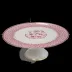 Pink Lace Cake Stand Small