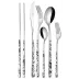 China Roses Black Asian 2 Pairs Chopsticks In Gift Box