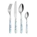 China Roses Sky Blue 2-Pc Salad Serving Set