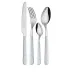Damask Sky Blue/Ivory 2-Pc Salad Serving Set