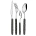 Intreccio Black 2-Pc Salad Serving Set