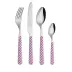Houndstooth Fuchsia 2-Pc Salad Serving Set