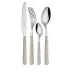 Houndstooth Dove 2-Pc Salad Serving Set