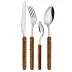 Rattan Leather 2-Pc Salad Serving Set