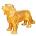 Pet Dog Cavalier King Charles 3.3 in L x 2.4 in H Gold Plated Bronze