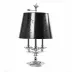 Bouillotte Table Lamp Gold Plated Bronze with Shiny Relief, Bordeaux Shade
