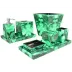 Lacquer Malachite Breakfast Tray 14" x 22" x 2"H