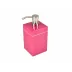 Lacquer Hot Pink Lotion Pump 3" x 3" x 5"H