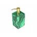 Lacquer Malachite Lotion Pump 3" x 3" x 5"H