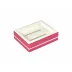 Lacquer Hot Pink Soap Dish 5" x 4" x 1.5"H