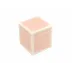 Lacquer Paris Pink/White Q Tip Box 3.5"L x 3.5"W x 4"H