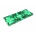 Lacquer Malachite Long Vanity Tray 7" x 17" x 1.5"H